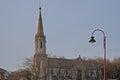 Saint Joseph church in Eupen in soft evening ligh