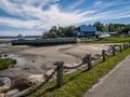 Saint-Joseph-de-la-Rive shipyard Royalty Free Stock Photo