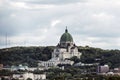 Saint Joseph Oratory Montreal, Quebec Canada cloudy day dark colors Royalty Free Stock Photo