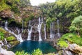 Saint-Joseph, Reunion Island - Langevin waterfall Royalty Free Stock Photo