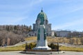 Saint Joseph`s Oratory of Mount Royal located in Montreal Royalty Free Stock Photo