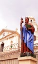 Saint Joseph Statue in Quiapo Church, Philippines Royalty Free Stock Photo