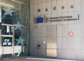 Saint- Josse, Brussels Capital Region - Belgium - Entrance of the headquarters of the Eurostat office of the European commission