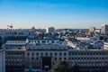 Saint Josse, Brussels Capital Region, Belgium - High angle view over the business Little Manhattan district