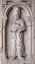 St Judas Thaddeus the apostle, bass relief by followers of Wiligelmo, PrincesÃ¢â¬â¢ Gate, Modena Cathedral, Italy