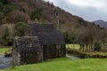 Saint Kevin`s Kitchen at the Glendalough Monastic Site in Wicklow, Ireland