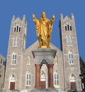 Saint-Laurent Church was rebuilt between 1835 and 1837. Royalty Free Stock Photo