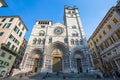 Saint Lawrence cathedral, Cattedrale di San Lorenzo Genoa, Italy Royalty Free Stock Photo