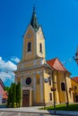 Saint Lawrence church in Brezice village in Slovenia Royalty Free Stock Photo