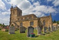 Saint Lawrence Church in Cotswolds, Burton-on-the- Royalty Free Stock Photo