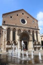 Saint Lawrence Church in the historic city of Vicenza in Italy Royalty Free Stock Photo