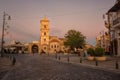 Saint Lazarus Agios Lazaros orthodox church in Larnaca, Cyprus. Architectural landmark, religious and travel background Royalty Free Stock Photo