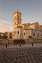 Saint Lazarus Agios Lazaros orthodox church in Larnaca, Cyprus. Architectural landmark, religious and travel background Royalty Free Stock Photo