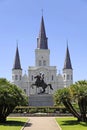 Saint Louis Cathedral in New Orleans, Louisiana. Royalty Free Stock Photo