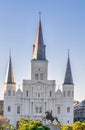 Saint Louis Cathedral, New Orleans on a sunny day, Louisiana Royalty Free Stock Photo