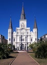 Saint Louis Cathedral, New Orleans, USA. Royalty Free Stock Photo