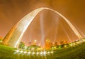 Saint louis gateway arch and downtown skyline