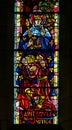 Saint Louis IX of France - Stained Glass in Sacre Coeur