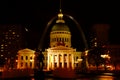 Saint Louis by night Royalty Free Stock Photo