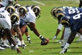Saint Louis Rams Football team during practice Royalty Free Stock Photo