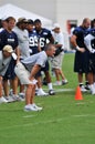 Saint Louis Rams Football team during practice