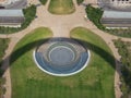 Gateway Arch museum from above Royalty Free Stock Photo