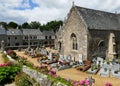 The Saint-Loup church of Lanloup and the closed cemetery