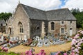 The Saint-Loup church of Lanloup and the closed cemetery