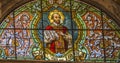 Saint Loyola Stained Glass Metropolitan Cathedral Basilica Santiago Chile