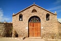 Saint Lucas Church or Iglesia de San Lucas in the Town of Toconao, Northern Chile Royalty Free Stock Photo