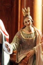 Saint Lucia, statue on the altar of the flagellation of Jesus in the church of the Immaculate Conception in Mace, Croatia