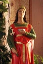 Saint Lucia, statue on the altar of Our Lady of Lourdes in the Church of Saint Barbara in Rude, Croatia