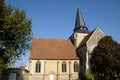 The Saint Lucien church of Avernes Royalty Free Stock Photo