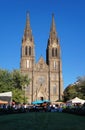 Saint Ludmila Church on Namesti Miru Square, Prague, Czech Republic