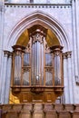 Saint Malo Brittany France. Cathedral Saint Vincent. Pipe organ