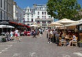 Restaurants With People Dining Outdoors in Saint Malo