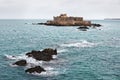 Fort National at Saint Malo at high tide