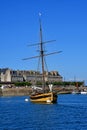 Saint Malo, France - september 7 2020 : Le Renard boat