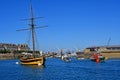 Saint Malo, France - september 7 2020 : Le Renard boat