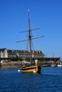 Saint Malo, France - september 7 2020 : Le Renard boat