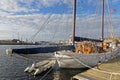 A schooner in the harbor of Saint-Malo