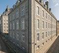 Historic Norman stone houses in the Saint-Malo Intra-Muros Neighboorhood