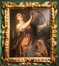 Saint Margaret of Antioch, done by Tiziano Vecellio