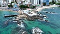 Saint Maria Fort At Salvador In Bahia Brazil. Travel Landscape.