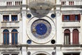 Saint Mark clock tower and building in Venice, Italy Royalty Free Stock Photo