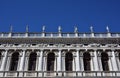 Saint Mark Library balustrade in Venice