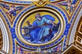 Saint Mark Mosaic Saint Peter`s Basilica Vatican Rome Italy