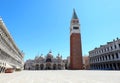 Piazza San Marco in Venice without tourists during the lockdown Royalty Free Stock Photo