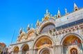 Saint Marks Basilica (Basilica di San Marco), Cathedral. Venice. Royalty Free Stock Photo