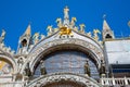 Saint Marks Basilica (Basilica di San Marco), Cathedral. Venice. Royalty Free Stock Photo